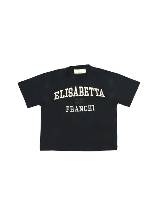 T-shirt, bambina, logata. ELISABETTA FRANCHI | EFTS220 0 JE006D399